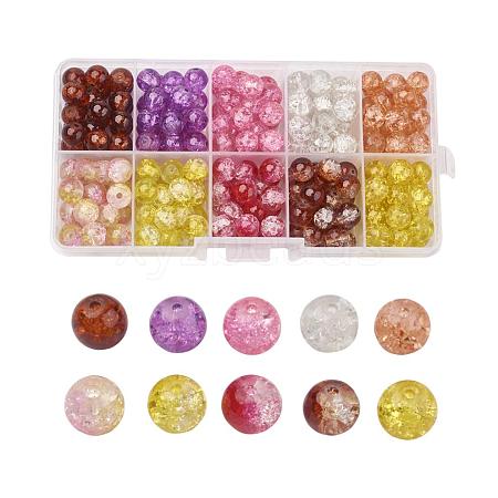 Transparent Crackle Glass Beads CCG-X0008-02-4mm-1