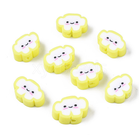 Handmade Polymer Clay Beads LS-X-CLAY-N008-033H-1