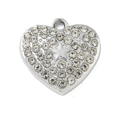 Alloy Rhinestone Pendants PALLOY-P308-07P-1