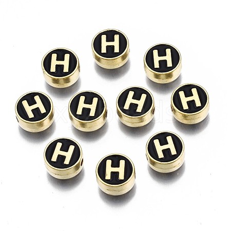 Alloy Enamel Beads ENAM-N052-006-02H-RS-1