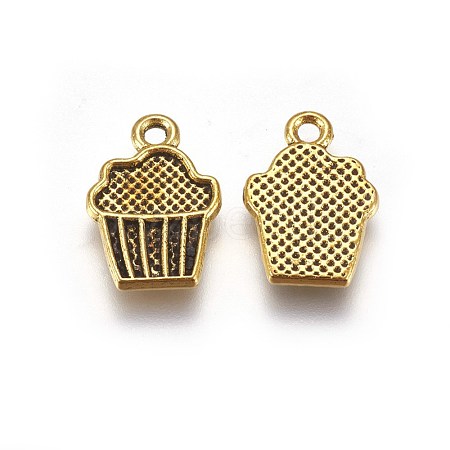 Tibetan Style Alloy Drink Charms TIBEP-A100748-G-LF-1