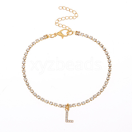 Fashionable and Creative Rhinestone Anklet Bracelets DA6716-12-1