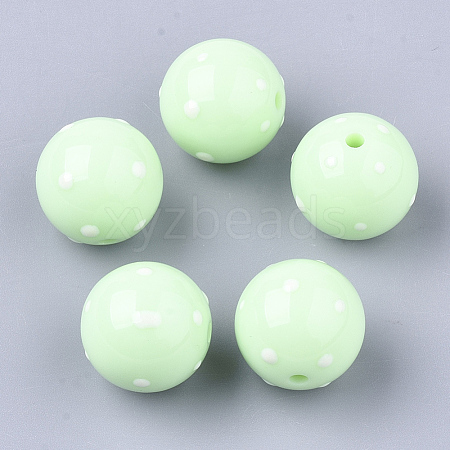 Acrylic Beads SACR-T345-02B-17-1