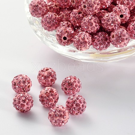 Pave Disco Ball Beads RB-A180-10mm-2-1