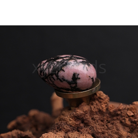 Natural Rhodonite Egg Figurines Statues for Home Office Desktop Decoration PW-WG1DC51-15-1