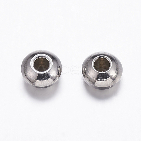 Non-Tarnish 201 Stainless Steel Beads Spacers X-STAS-K146-068-4mm-1