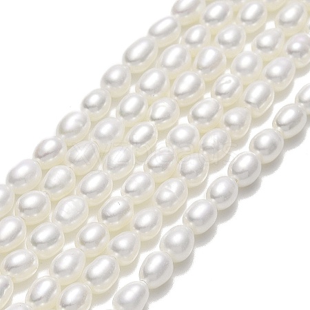 Natural Cultured Freshwater Pearl Beads Strands PEAR-J006-07F-1