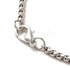 201 Stainless Steel Pendant Necklaces NJEW-A017-04EB-3