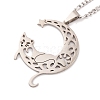 Non-Tarnish 304 Stainless Steel Necklaces NJEW-Q338-07P-3