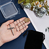 DIY 304 Stainless Steel Nail Cross Pendant Necklace Making Kits DIY-BBC0002-32P-3