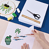 120 Sheets Paper Interlining Embroidery Fabric DIY-WH0491-76B-3