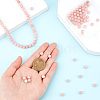 2 Strands Natural Pink Opal Beads Strands G-FH0001-71-3