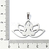 Non-Tarnish 304 Stainless Steel Pendants STAS-C097-13P-3