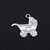 201 Stainless Steel Charms STAS-S105-T756-1
