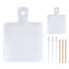 DIY Rectangle Handle Dinner Plate Silicone Molds DIY-TA0008-79-1