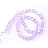 Synthetic Moonstone Beads Strands X-G-R375-8mm-A02-2