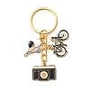 Hot Air Balloon/Camera/Bicycle Alloy Enamel Pendant Keychain KEYC-JKC00418-1