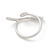 Brass Cup Peg Open Cuff Ring Settings LS-KK-G518-10P-02-3
