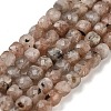 Natural Sunstone Beads Strands G-B093-B02-01-2