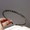 Glass Beaded Hair Bands PW-WG78237-05-1