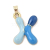 Alloy Enamel Pendants ENAM-S023-01G-X-2