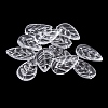 Transparent Acrylic Pendants TACR-G050-02C-2