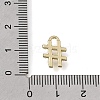 Brass & Plastic Pearl Pendants PL-CBAE379-06LG-B-3