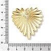 Heart Charms Brass Pendants KK-H529-62B-G-3