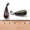 Natural Dragon Blood Pendants G-T081-33-3