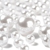 1150Pcs 5 Style ABS Plastic Imitation Pearl Beads KY-LS0001-20-4