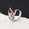Alloy Enamel Adjustable Cuff Rings FS-WG7694D-04-1