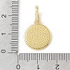 Brass Micro Pave Clear Cubic Zirconia & Enamel Pendants CU-CBA6938-18G-01-3