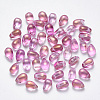 Transparent Spray Painted Glass Charms LS-GLAA-R211-03-B01-1