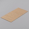 Rectangle Kraft Paper Sublimation Car Coaster Display Cards CDIS-WH0024-18B-02-2