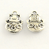 Tibetan Style Zinc Alloy Lucky Kitten Charms X-TIBEP-S288-25-1