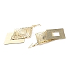 Big Double Rhombus Dangle Earrings for Girl Women EJEW-I258-03G-3