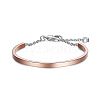 SHEGRACE Titanium Steel Arch Bracelet JB216B-1