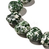 Natural Green Spot Jasper Beads Strands G-R190-10mm-68-4