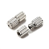 Brass Screw Clasps KK-E368-P-1