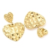 Ion Plating(IP) 304 Stainless Steel Ear Studs EJEW-P270-06B-G-2