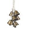 Iron Bell Pendant Decorations HJEW-JM02177-1