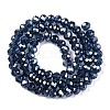 Electroplate Glass Beads Strands EGLA-A044-T6mm-A12-2