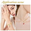 6Pcs 3 Colors Transparent Acrylic Pendants SACR-YW0002-09-6