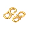 Rack Plating Brass Hook and S-Hook Clasps KK-Z070-38B-G-2