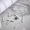 12Pcs 304 Stainless Steel Pendants STAS-GA0001-59-4