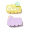 Cartoon Opaque Resin Cabochons RESI-C039-01F-3