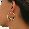 Geometric Retro Casual Hoop Earrings ER1344-2-1