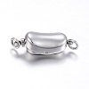 Tarnish Resistant 304 Stainless Steel Box Clasps LS-STAS-F108-02P-1