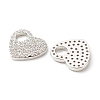 Brass Micro Pave Cubic Zirconia Charms KK-G405-04P-RS-2