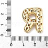 Brass Micro Pave Cubic Zirconia Pendants KK-Z108-02G-R-3